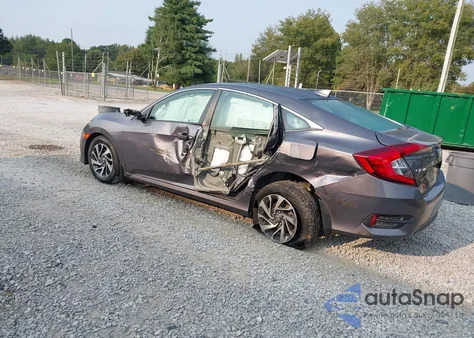 2018 Honda Civic Ex from USA, damaged, VIN 19XFC2F74JE002506